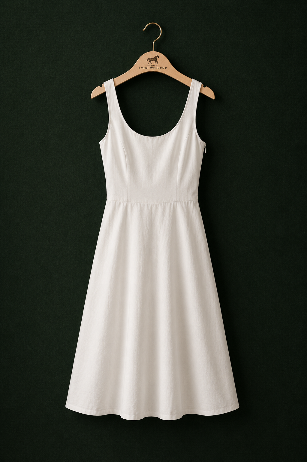 Ralph Lauren White Fit & Flare Dress