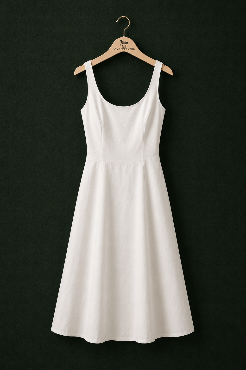 Ralph Lauren White Fit & Flare Dress