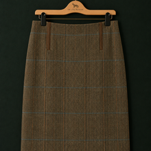 Duke & Honour Brown Tweed Skirt