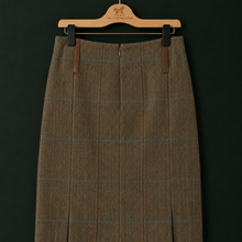 Duke & Honour Brown Tweed Skirt