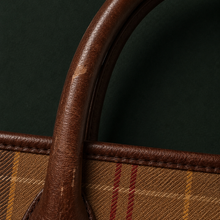 Barbour Checked Tartan Mini Bag