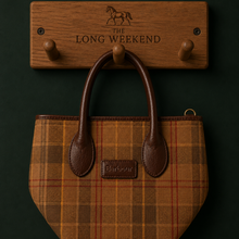 Barbour Checked Tartan Mini Bag